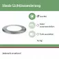 Preview: Paulmann 93907 Plug&Shine Bodeneinbauleuchte IP67 3000K 20° 6W 24V Silber schwenkbar