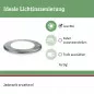 Preview: Paulmann 93908 Plug&Shine Bodeneinbauleuchte IP67 3000K 38° 6W 24V Silber schwenkbar