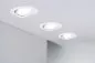 Preview: Paulmann 93411 Einbauleuchte LED Base rund 1x5W GU10 Weiß schwenkbar