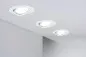 Preview: Paulmann 93413 Einbauleuchte LED Base rund 1x5W Weiß matt schwenkbar