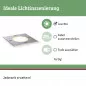 Preview: Paulmann 94227 Plug & Shine Bodeneinbauleuchte eckig IP65 3000K 4W 24V Silber