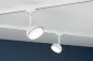 Preview: Paulmann 95509 URail LED-Spot Hemi Weiß 230V Metall/Kunststoff