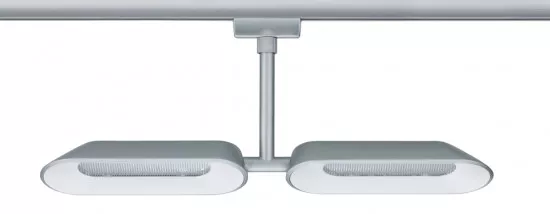Paulmann 95469 URail LED Spot Dipper 2x10W Chrom matt/Weiß dimmbar