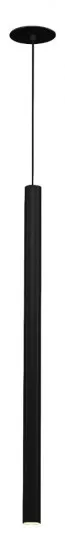 SLV Helia Pendelleuchte 7,5W LED 3000K 60cm schwarz flache Rosette 158400