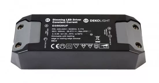 Deko-Light LED-Netzgerät Basic Dimmbar CC D35020UF 20W 350mA 862204