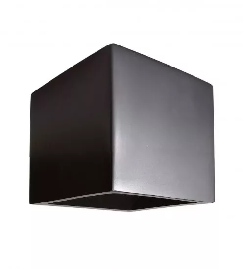 Wandaufbauleuchte Cube 1x max. 25 W G9 Schwarz