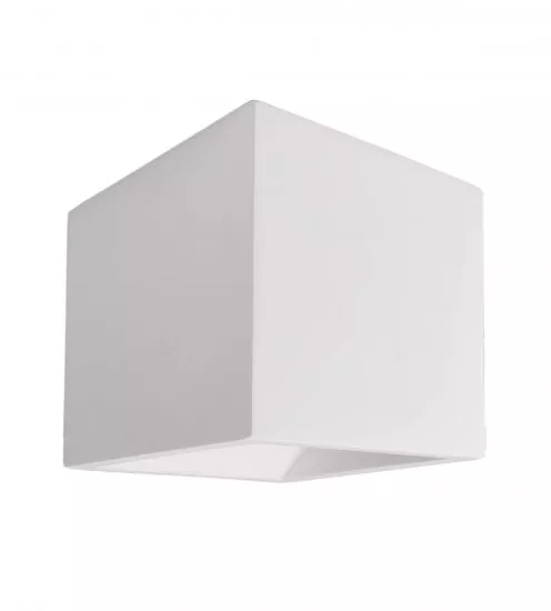Deko-Light Wandaufbauleuchte Cube 1x max. 25 W G9 Weiß