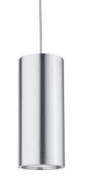 Paulmann 95177 URail, LED Pendel, 1x6W, Barrel 230V, Chrom matt / Alu eloxiert