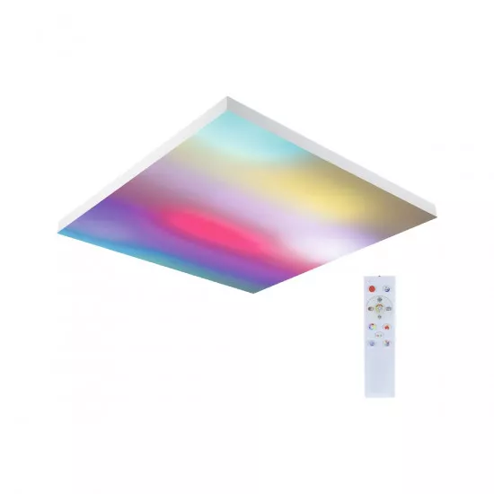 Paulmann 79906 LED Panel Velora Rainbow dynamicRGBW eckig 595x595mm RGBW Weiß