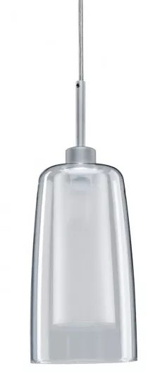 Paulmann 94998 URail LED Pendulum Arido II 5W GU10 Chrom matt mit klarem und satiniertem Glas
