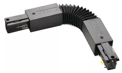 SLV Flex-Verbinder für Eutrac Hochvolt 3Phasen-Aufbauschiene schwarz