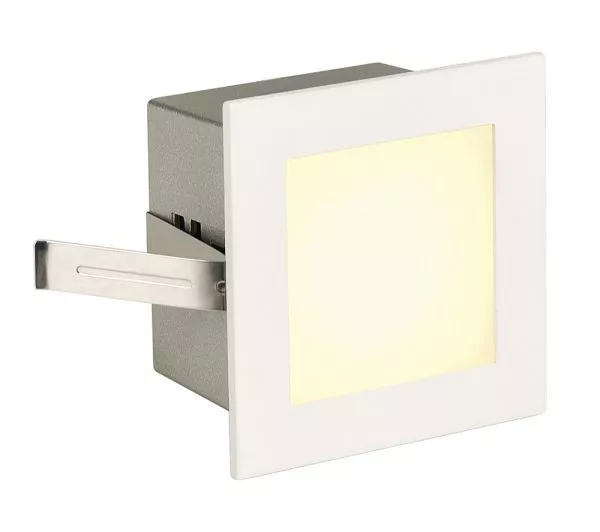 SLV Frame Basic Einbauleuchte LED 1W 3000K eckig weiß