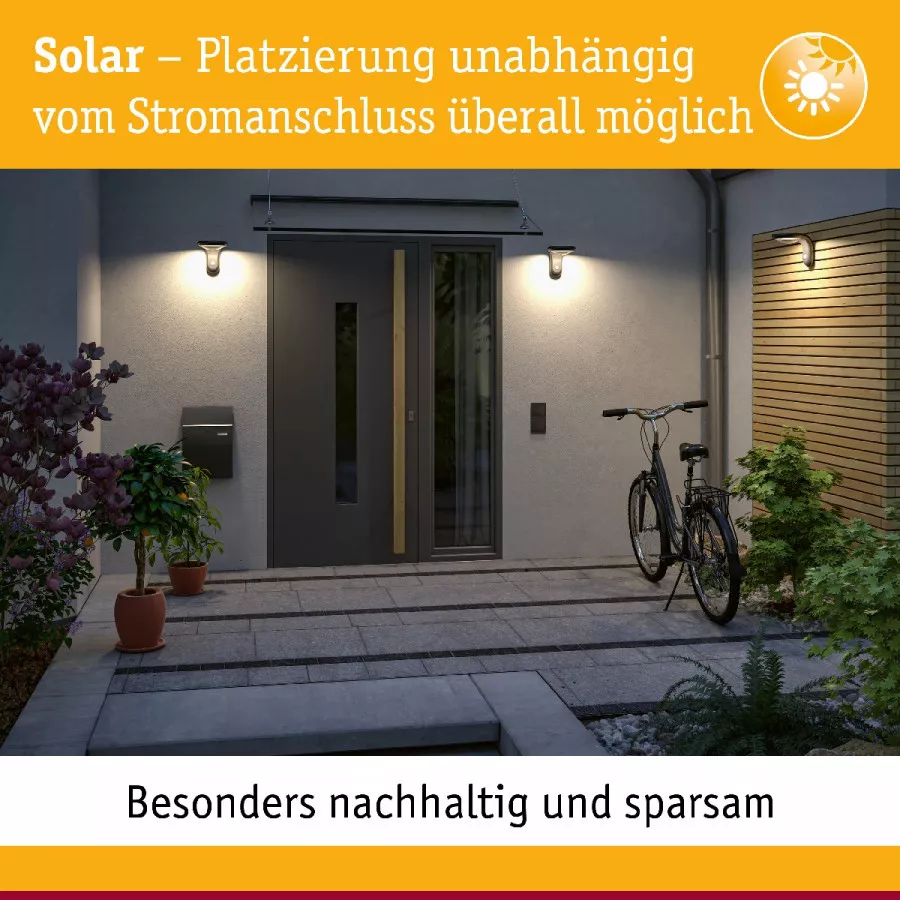 Paulmann 93764 Outdoor Solarspieß Special Line Ufo LED Edelstahl, Klar, 1er Set
